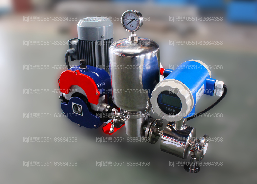 公司一批出口软管泵制造完毕