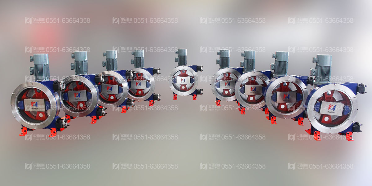 美国客户所购新型软管泵制造完毕等待发货