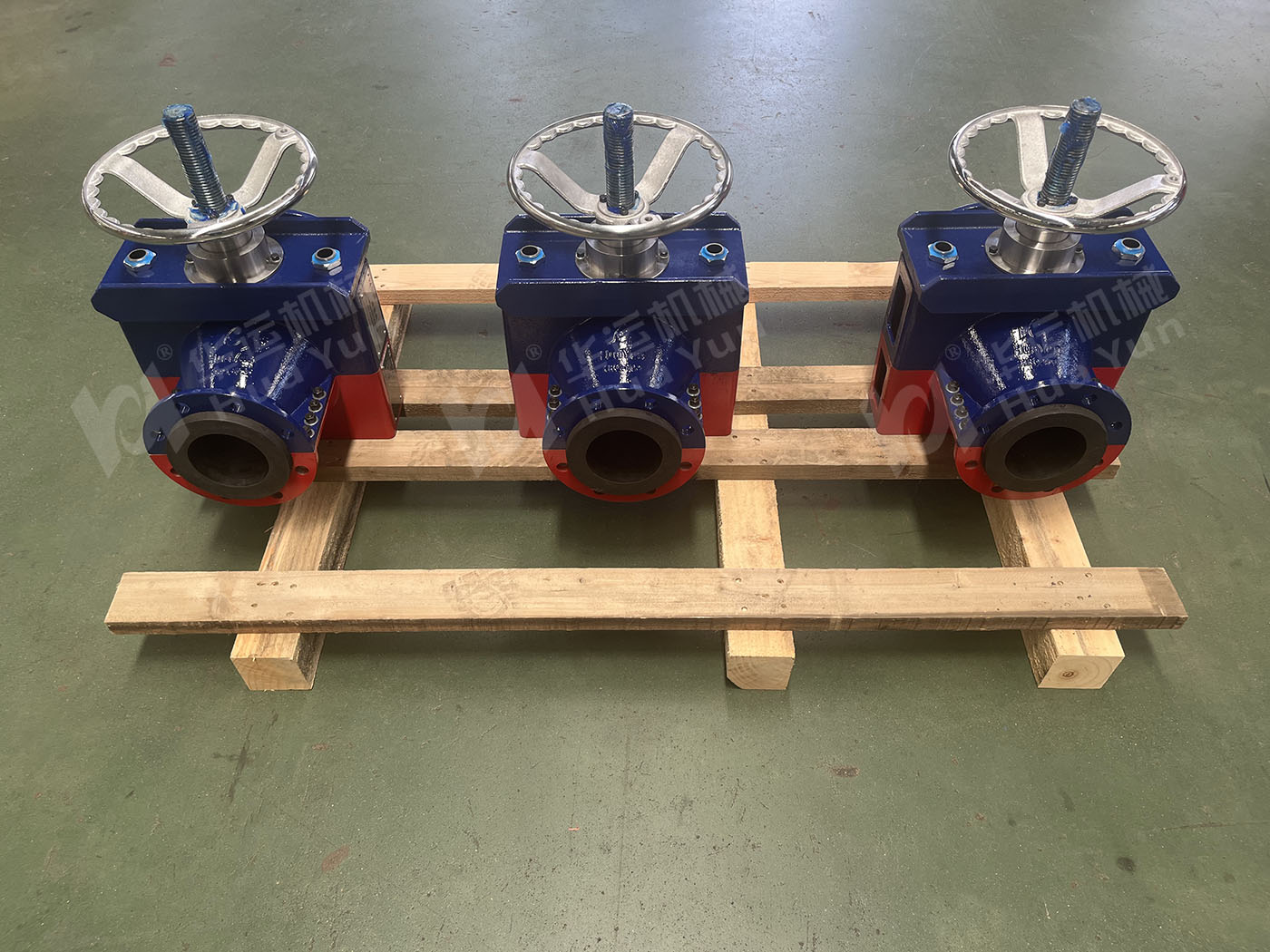 合肥华运机械为国内某集团定制矿用软管阀制造完成，助力矿山高效作业