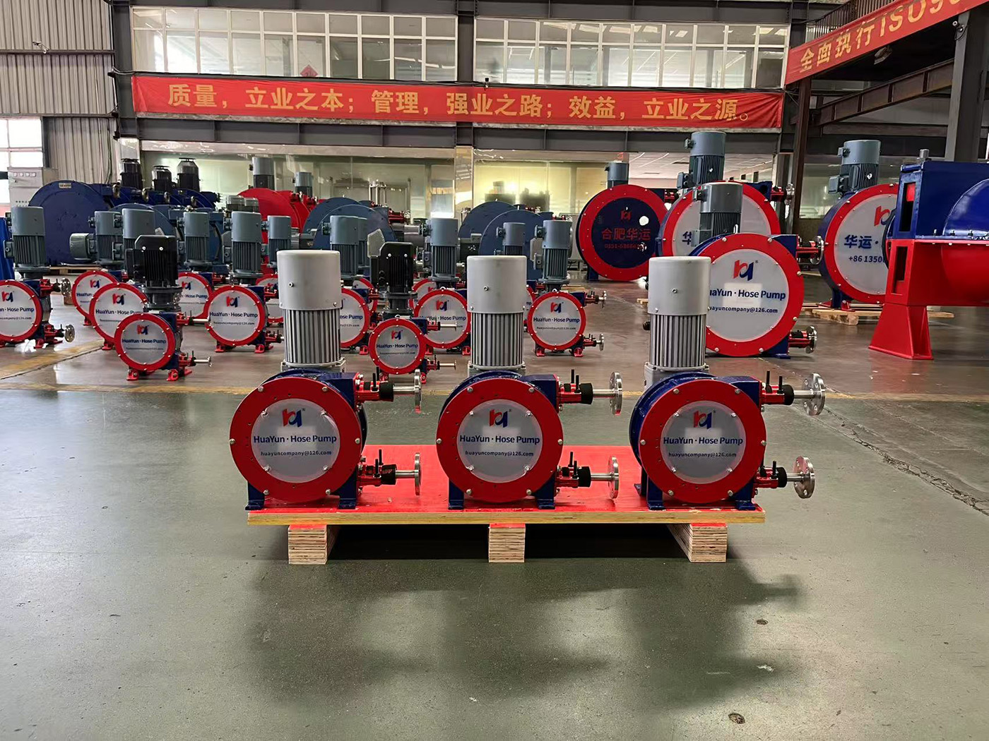 合肥华运机械软管泵出口克罗地亚，助力当地污水处理升级