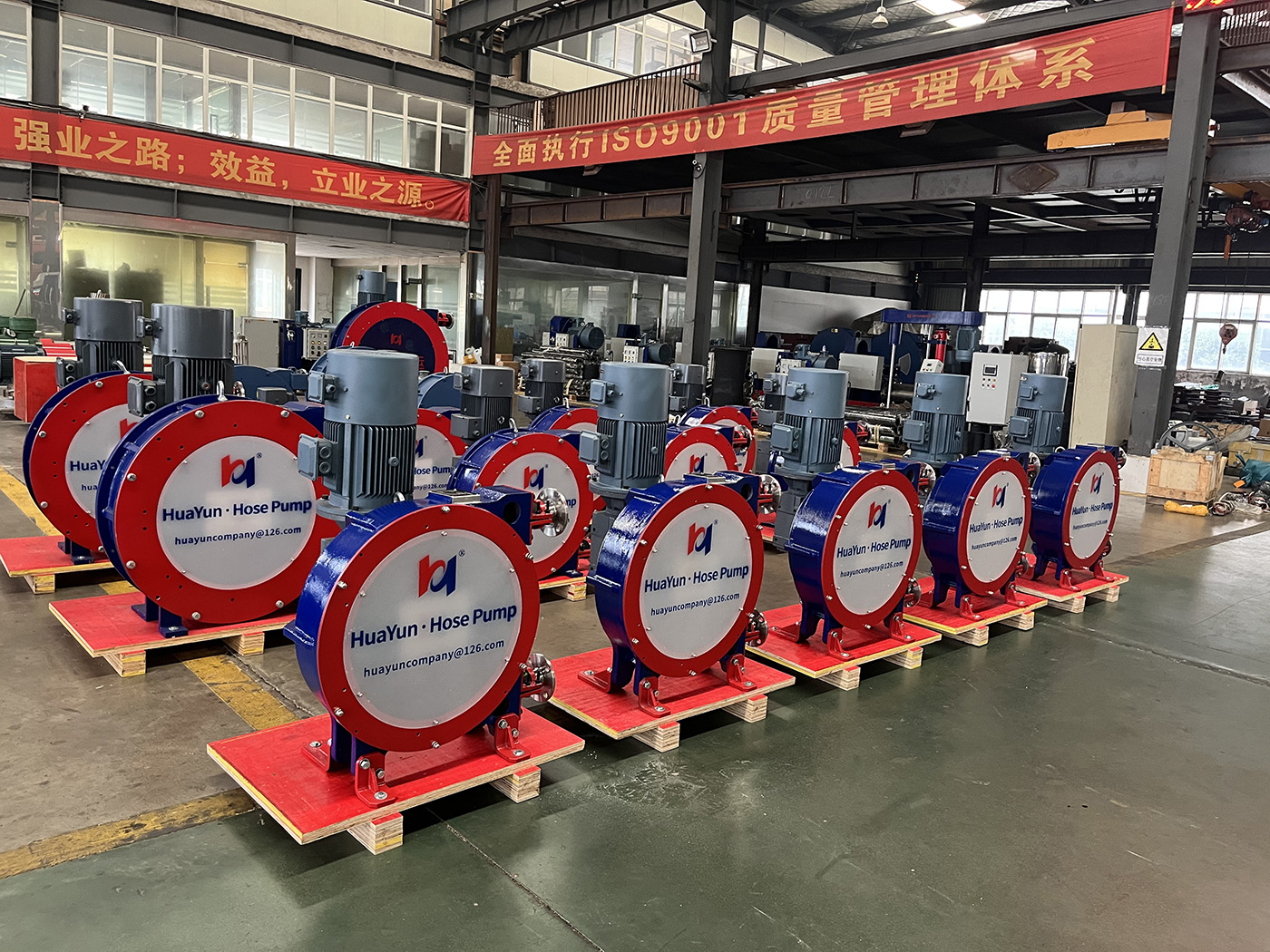 华运机械软管泵发往南非，赋能当地环保污水处理